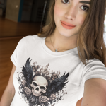 beautiful-woman-taking-a-selfie-mockup-while-wearing-a-round-neck-tee-at-a-studio-a17044